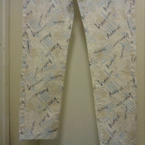 ALOTS OF AMERICAN GOOD LUCK JUNIOR PANTS M - Picture 4 of 5